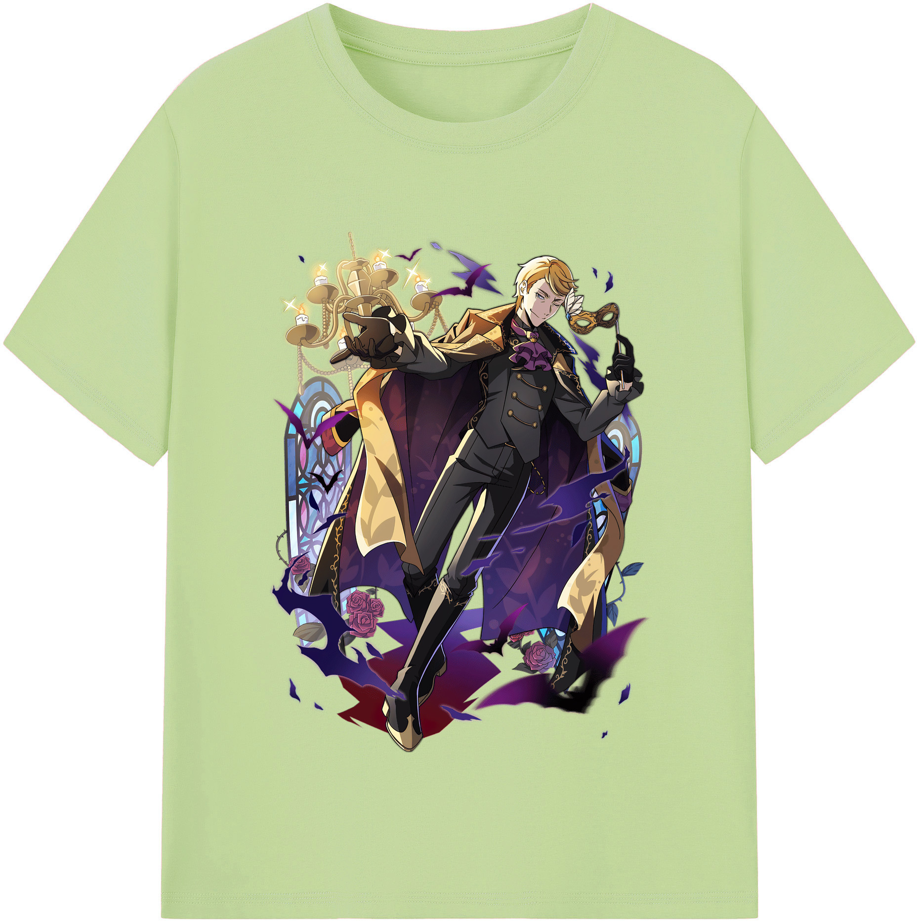 （画像用） 文豪ストレイドッグス Bungo Stray Dogs 綿100％半袖Tシャツ（フロントプリント）